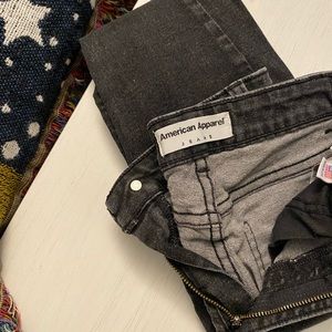 American Apparel Black Skinny Jeans